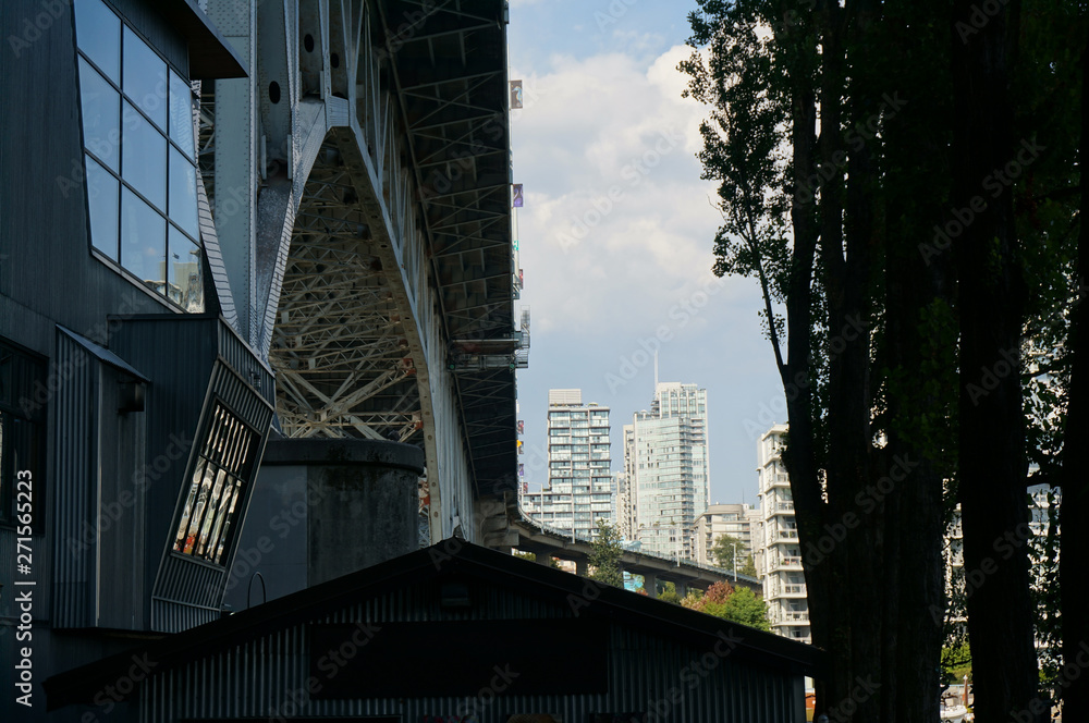 Naklejka premium The bridge landscape_2