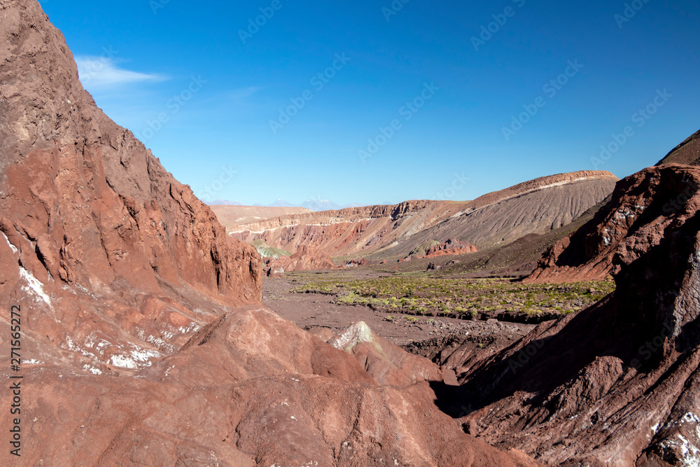 The Valle del Arcoiris rainbow valley in Atacama Desert, Chile