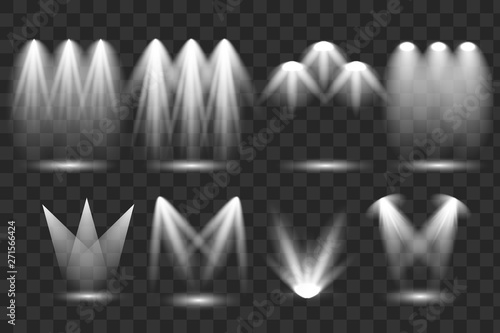 Sporlight set with light effect