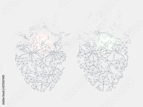 Lines connected to thinkers