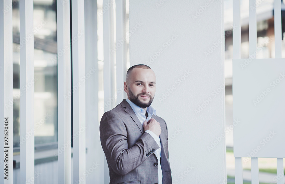 Successful business man work in modern office Successful business man work in modern office