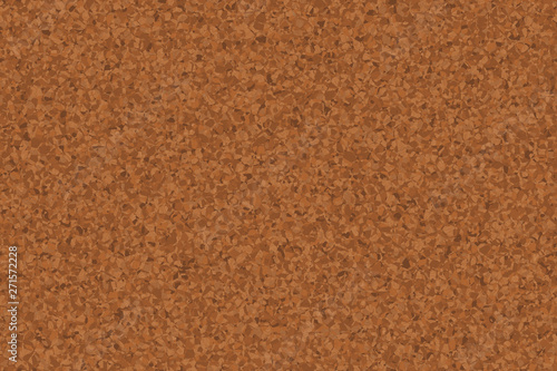 Cork notice board. Natural cork texture. Top view background 