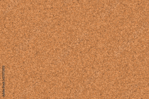 Cork notice board. Natural cork texture. Top view background 