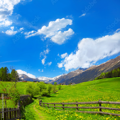 Tableau sur toile Beautiful South Tyrolean landscape.