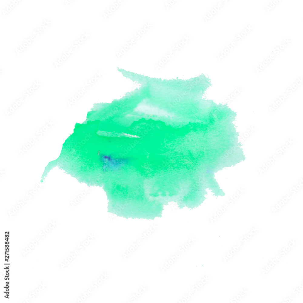 Bright watercolor blot. Yellow, red, green and blue colors. Bright watercolor blot. Yellow, red, green and blue colors.