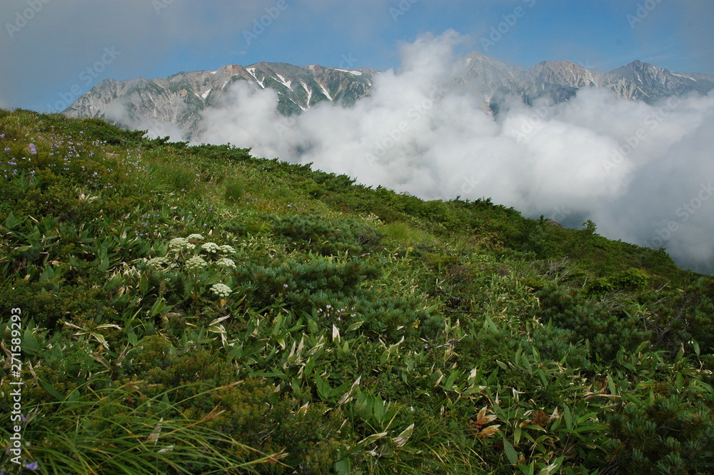 唐松岳登山