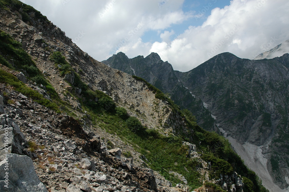 唐松岳登山