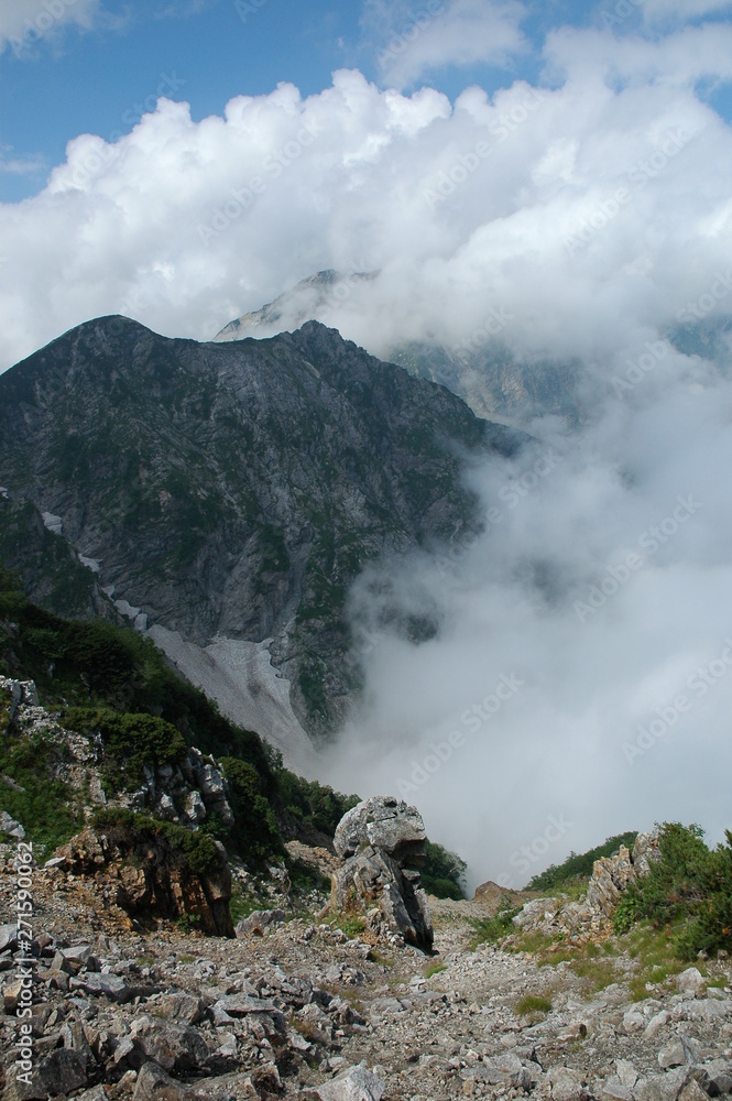 唐松岳登山