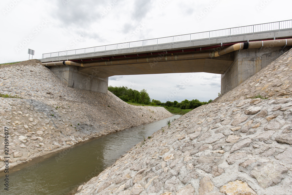 New recently built highway in Brcko district, Bosnia and Herzegovina New recently built highway in Brcko district, Bosnia and Herzegovina