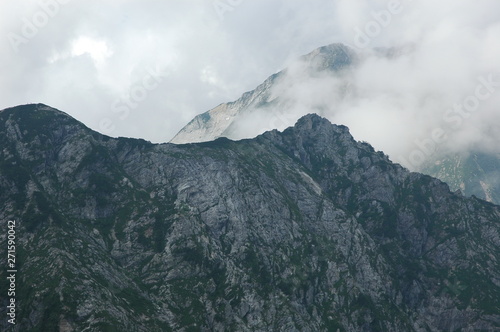Obraz na płótnie 唐松岳登山 w salonie