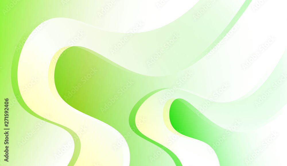 Creative Wavy Background. For Design Flyer, Banner, Landing Page. Colorful Vector Illustration.