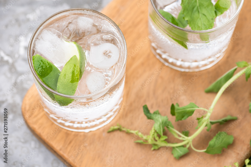 Green lemon soda Green lemon soda