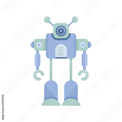 cute robot cartoon character icon, avatar