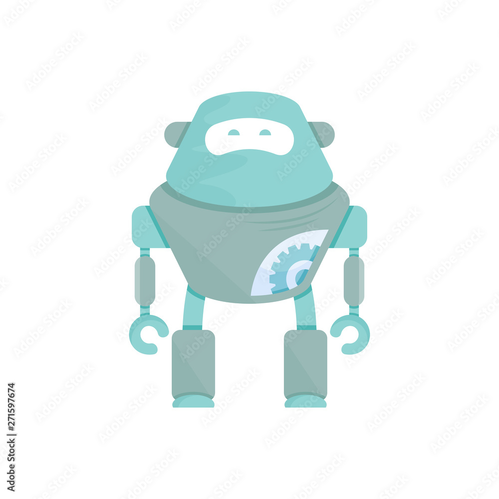 cute robot cartoon character icon, avatar cute robot cartoon character icon, avatar