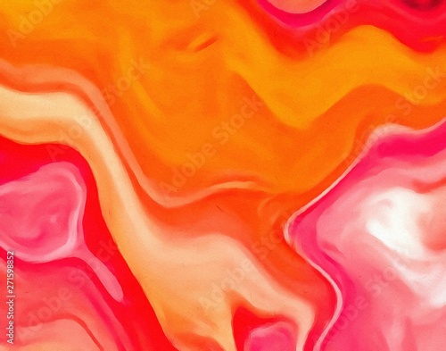 Abstract marble wave flow art. Fluid painting effect with wet elements. Liquid paint splashes texture background. Pastel colors design. Acrylic and watercolor artwork.