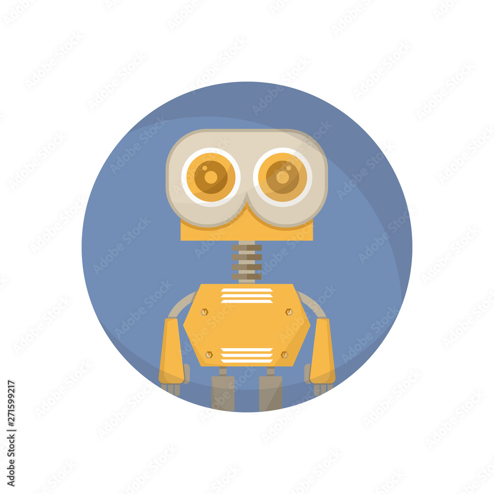 robot avatar icon vector de Stock | Adobe Stock