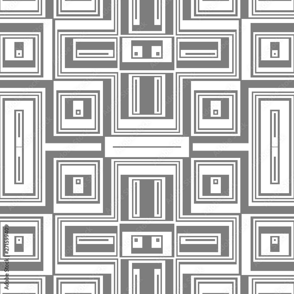 White and grey geometric abstract retro pattern, simple monochrome cover design White and grey geometric abstract retro pattern, simple monochrome cover design