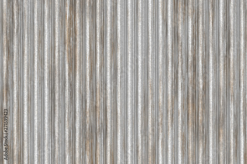 Metal sheet texture. Corrugated metal panel with rust. Old steel background