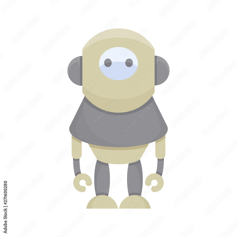 cute robot character avatar icon cute robot character avatar icon