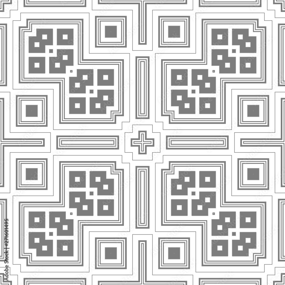 White and grey geometric pattern White and grey geometric pattern