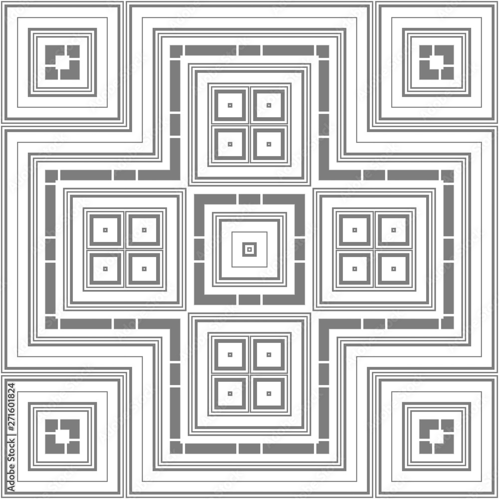 White and grey geometric pattern White and grey geometric pattern