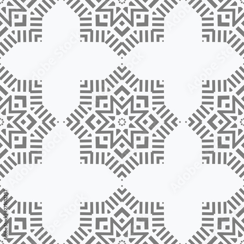 White and grey geometric pattern © AnaMaria