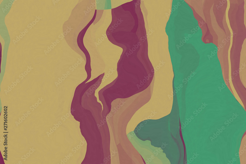 Simple shapes with trendy colors. Art illustration with blend shapes Simple shapes with trendy colors. Art illustration with blend shapes