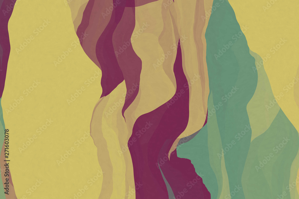 Simple shapes with trendy colors. Art illustration with blend shapes Simple shapes with trendy colors. Art illustration with blend shapes