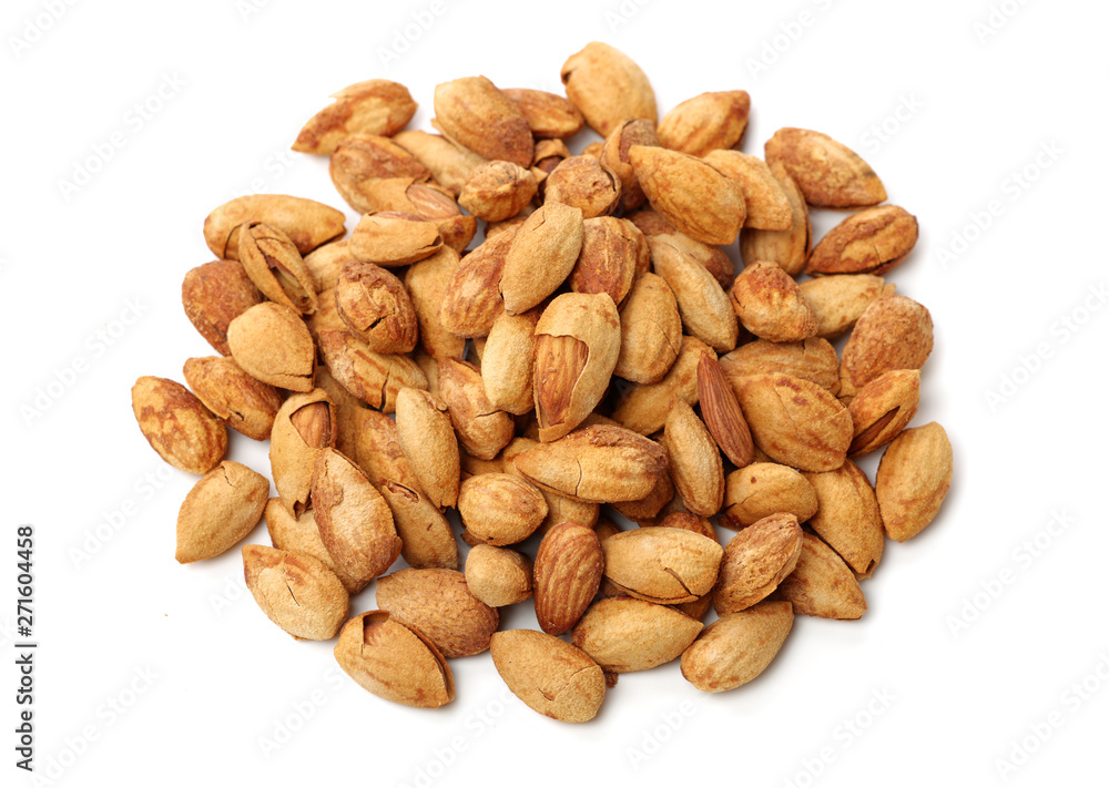 apricot kernel isolated on white background apricot kernel isolated on white background