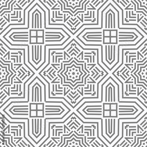 Black and grey geometric pattern with seamless form