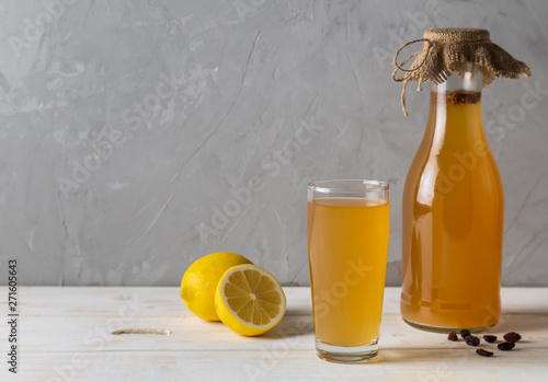 SIMA - a drink obtained by fermentation of lemon and yeast at home