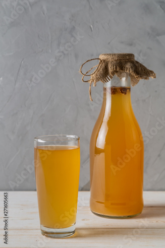 SIMA - a drink obtained by fermentation of lemon and yeast at home