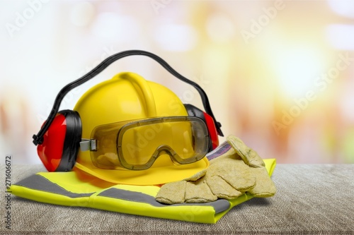 Safety Equipment - Helmet, Goggles, Ear Protection photo