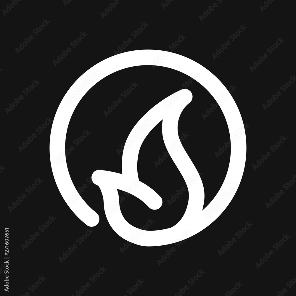 Naklejka premium Fire icon vector. Icon illustration for logo design