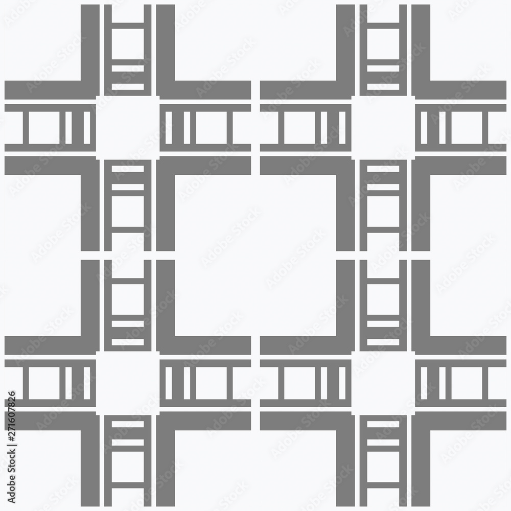 Grey and white pattern with simple design Grey and white pattern with simple design