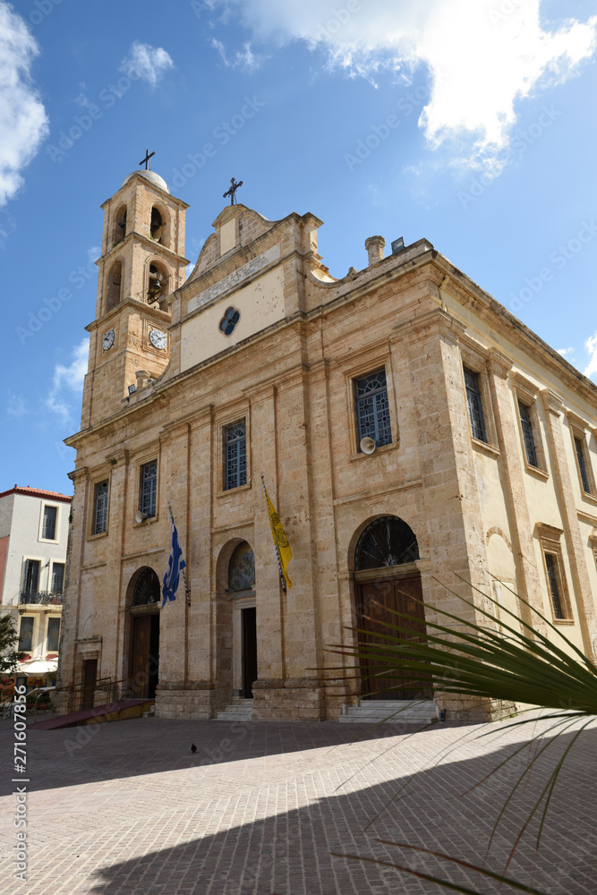 eine kirche in chania auf kreta, griechenland