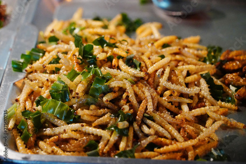 grilled insects