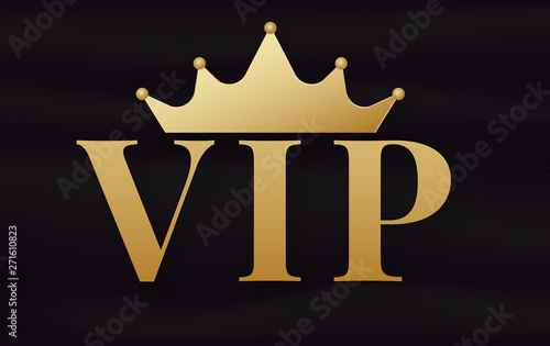 Vip club logo. 