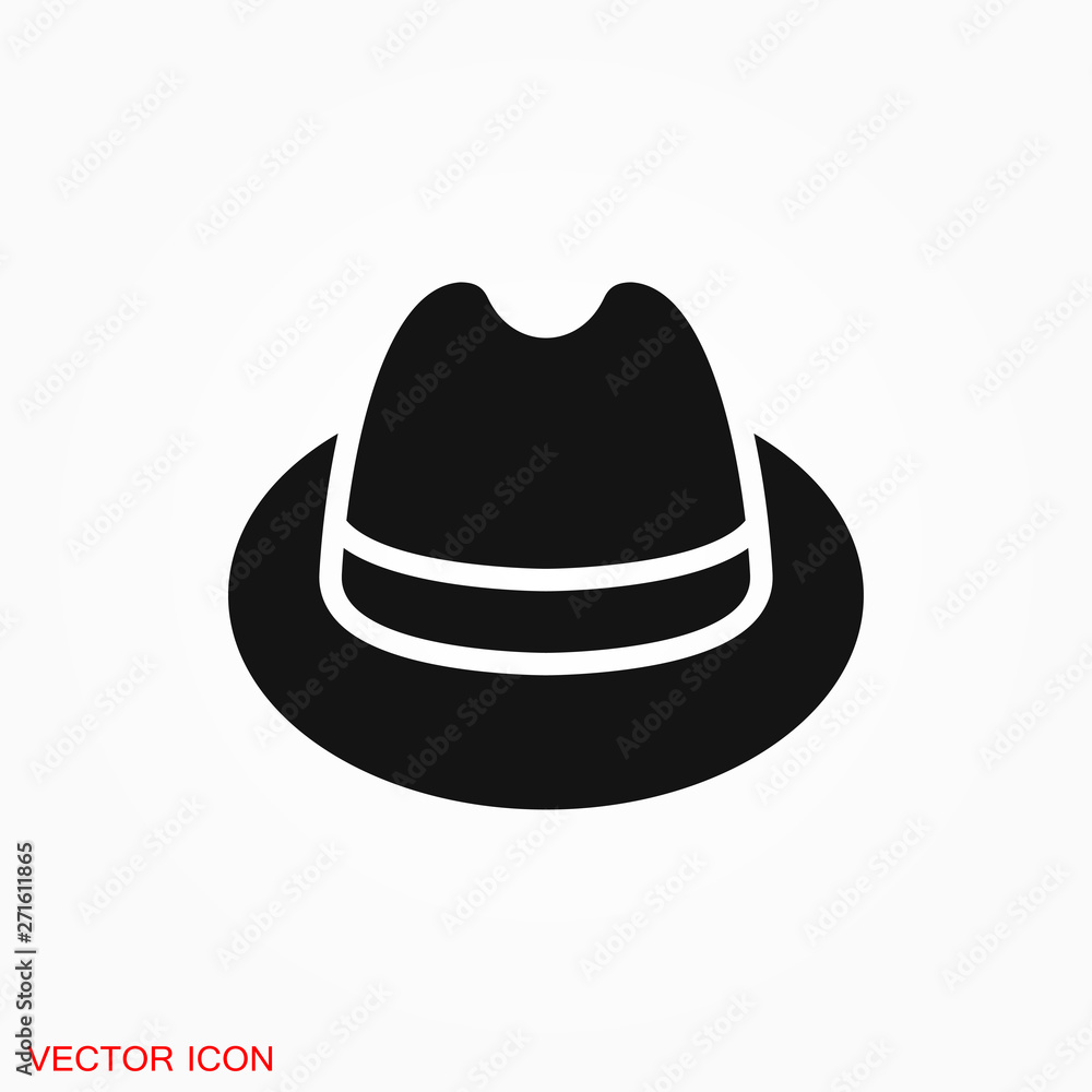Hat icon logo, illustration, vector sign symbol for design Hat icon logo, illustration, vector sign symbol for design