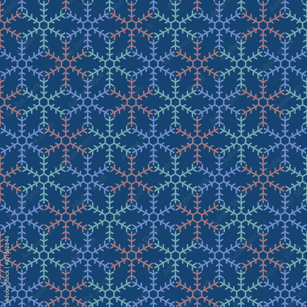 Snowflake seamless pattern background Snowflake seamless pattern background