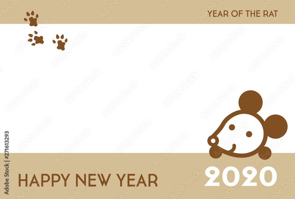 子年 ねずみのシンプルでかわいい年賀状イラスト Stock Vector Adobe Stock 子年 ねずみのシンプルでかわいい年賀状イラスト Stock Vector Adobe Stock