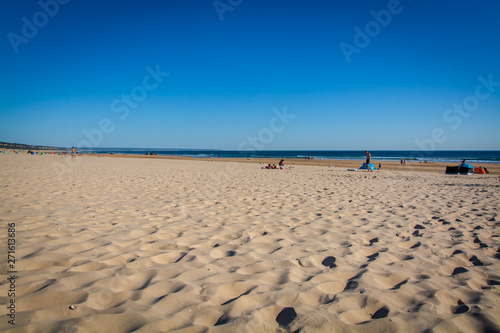 Riviera beach in Costa da Caparica Portugal