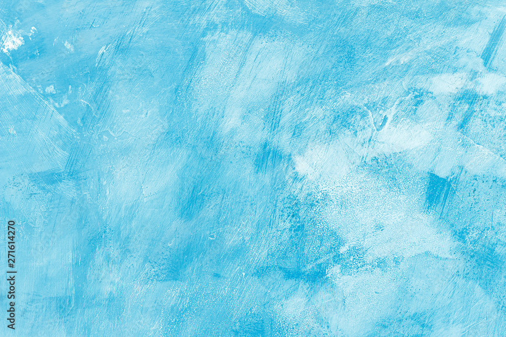 Abstract blue paint on a surface, texture art background Abstract blue paint on a surface, texture art background
