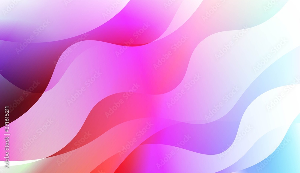 Fototapeta premium Abstract Background With Wave Gradient Shape. For Creative Templates, Cards, Color Covers Set. Vector Illustration with Color Gradient.
