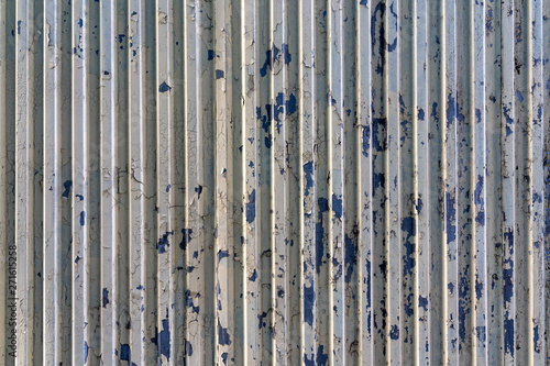 A rusty corrugated iron metal texture. © Денис Бухлаев