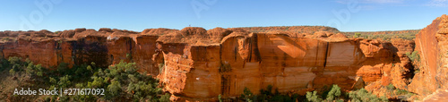 Foto view of the a Canyons wall, Watarrka National Park, Northern Territory, Australi