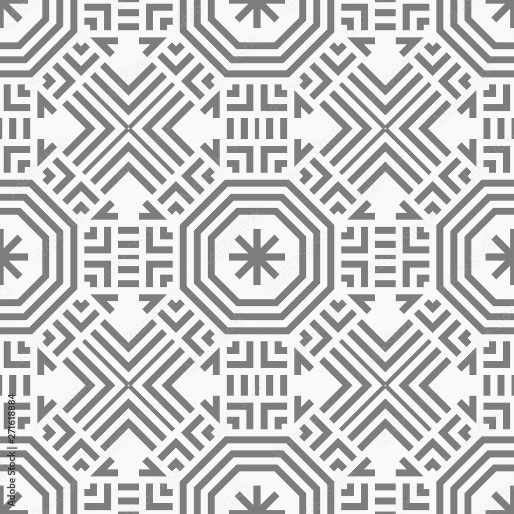 White and grey simple patern with geometric elements White and grey simple patern with geometric elements