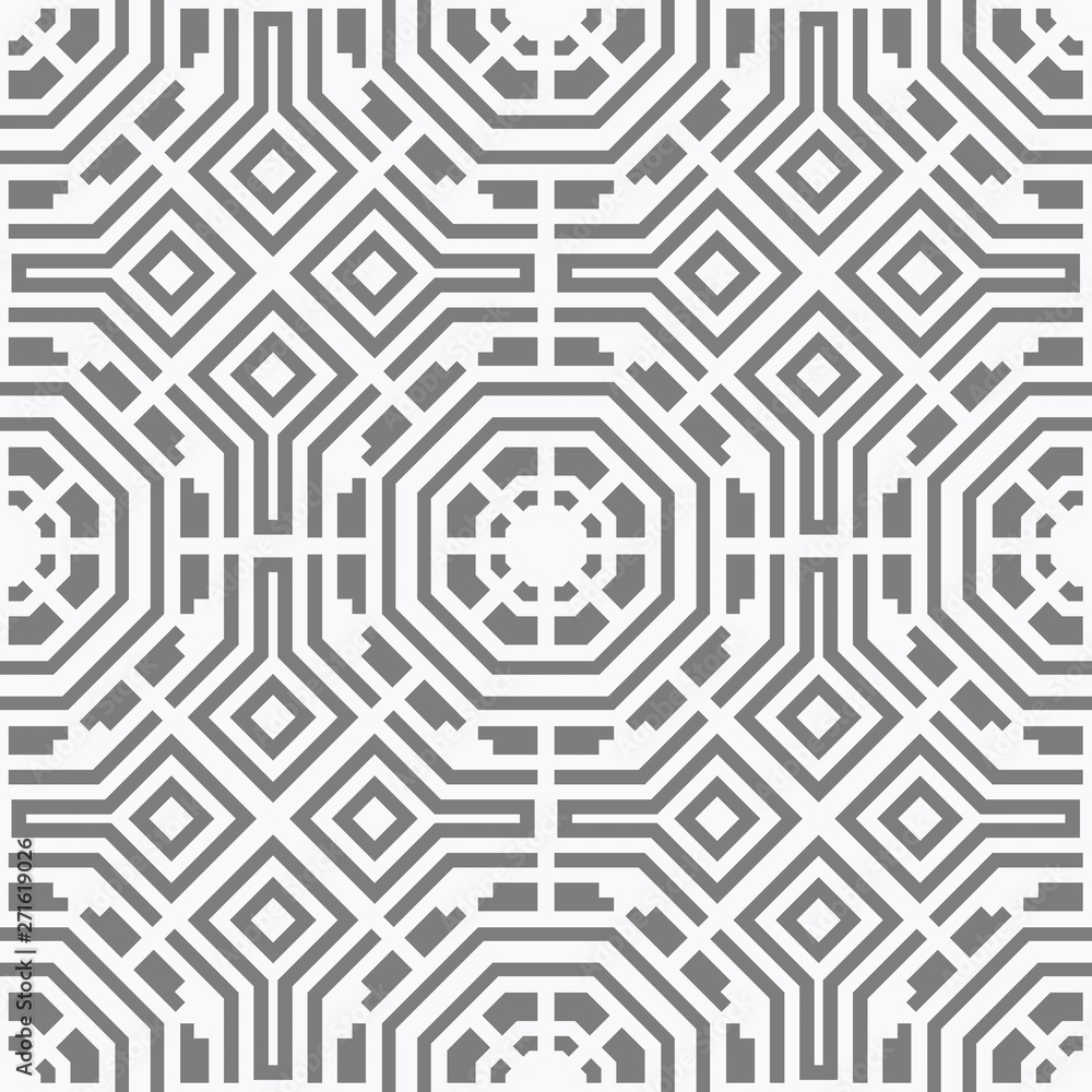 White and grey simple patern with geometric elements White and grey simple patern with geometric elements