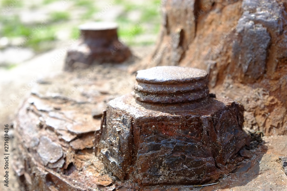 Durch Rost geschwächte Bauteile Durch Rost geschwächte Bauteile
