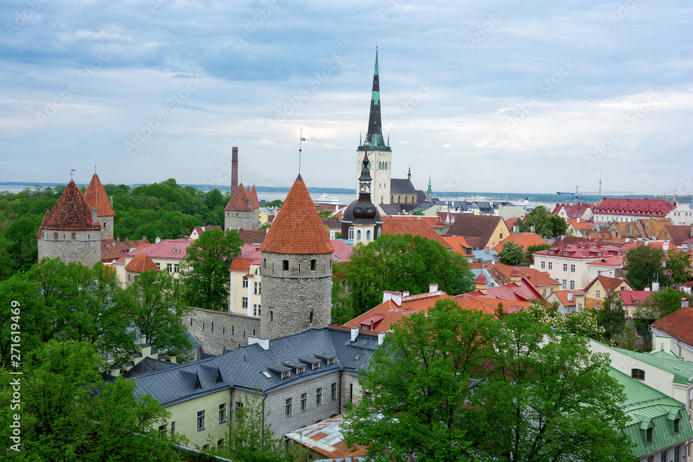 the view from Tallinn, Estonia